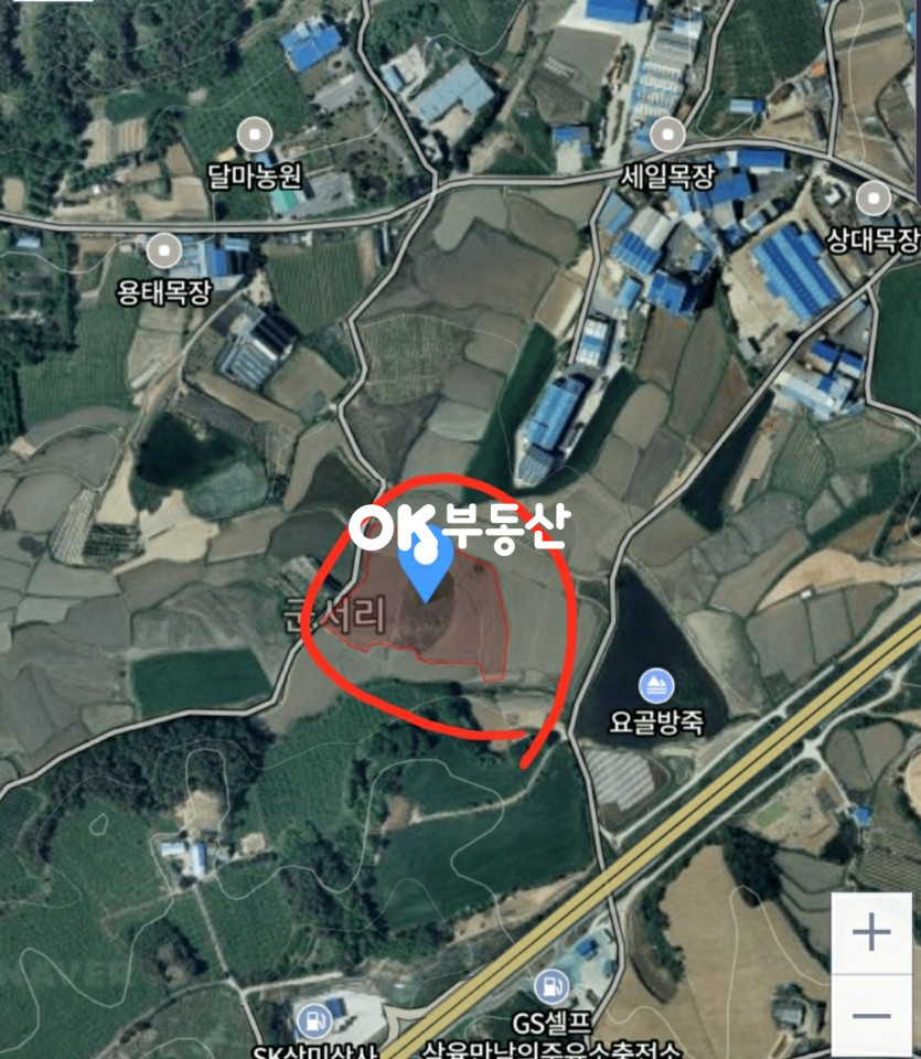 충남 천안서북구 직산읍 군서리 과수원 용지로 적합한 땅입니다.. 매매 매물번호 11323 사진 1