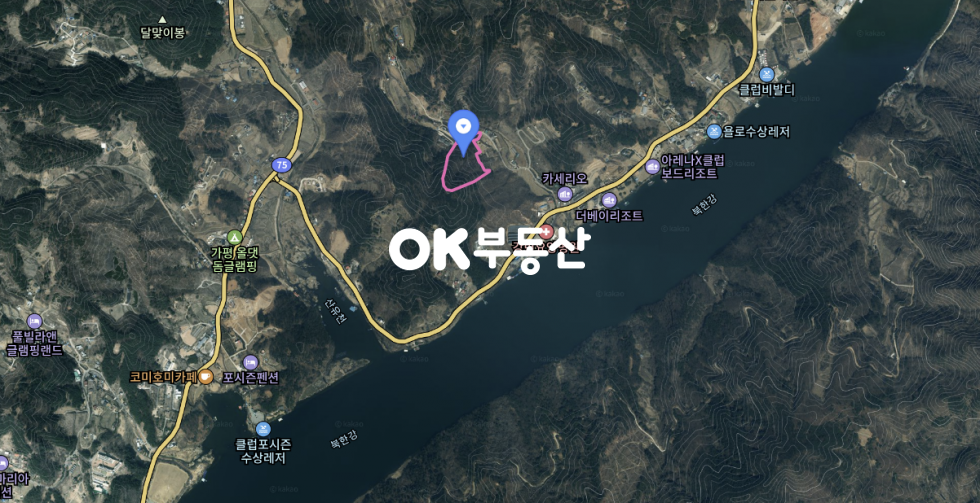 경기 가평군 가평읍 금대리 북한강 줄기와 가까운 가평임야 매매 매매 매물번호 17167 사진 12