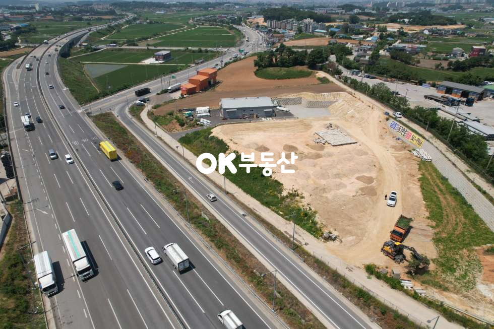 충남 아산시 둔포면 관대리 아산둔포 43번도로변 허가받은 공장부지 (광고효과최대) 매매 매물번호 17124 사진 1