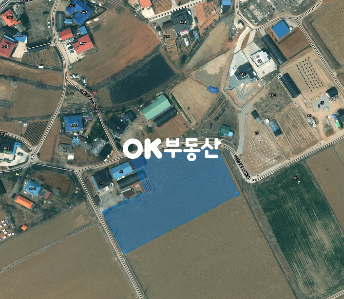 충남 아산시 둔포면 신법리 전원주택건축가능한 농림지역 (모내기전 급매물건) 매매 매물번호 17448 사진 1