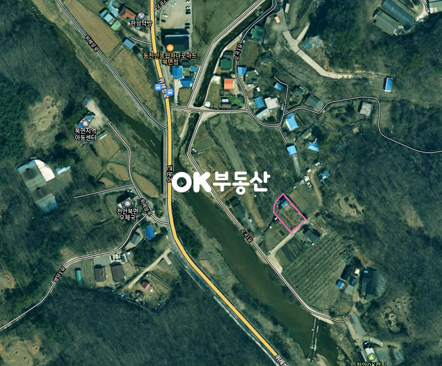충남 천안동남구 북면 오곡리 북면 벗꽃길 천변 토지매매 ★ 쉼터,주말농장,가족놀이터 강추 ★ 매매 매물번호 17886 사진 1